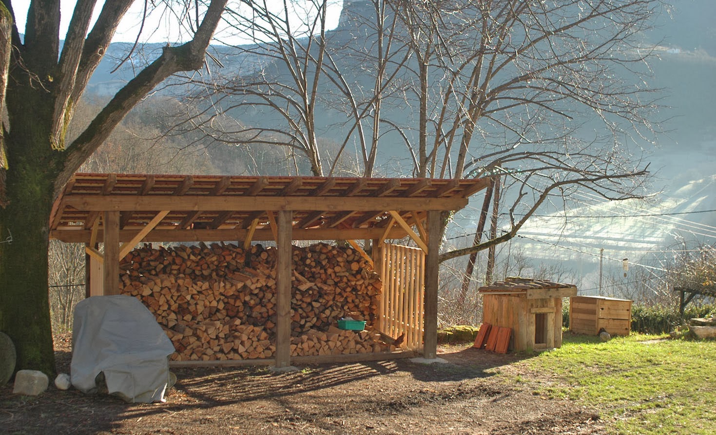 Antipodes: Damaged wood shed