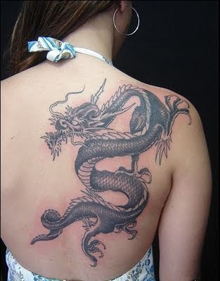 Back Dragon Tattoos For Women. Dragon tattoos are excellent