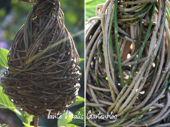 Gartenobjekt aus Efeu selber machen