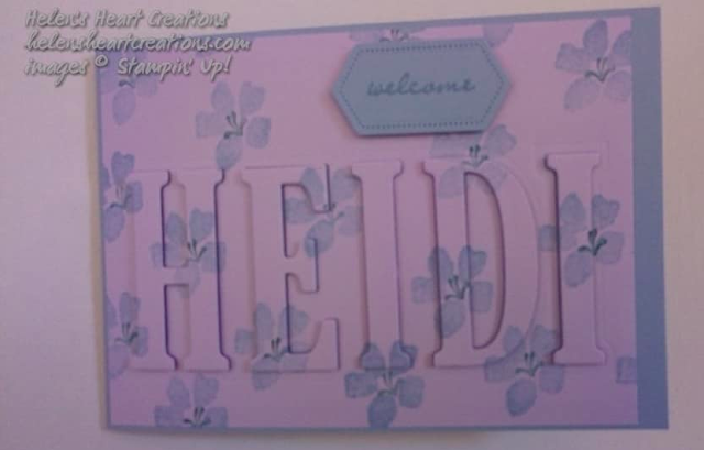 Stampin' For All Design Team Challenge: New Job, Baby, Home  Nigezza Creates