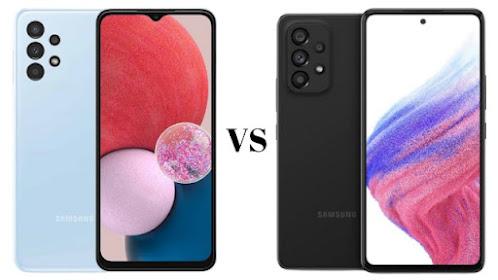 Samsung Galaxy A13 vs Samsung Galaxy A53 5g Specs Comparison