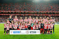 ATHLETIC CLUB - Bilbao, Vizcaya, España - Temporada 2016-17 - Kepa Arrizabalaga, Laporte, Balenziaga, Yeray, Vesga, Iker Muniain, Aduriz, Eneko Bóveda, Iñaki Williams, Mikel Rico y Raúl García - ATHLETIC CLUB 1 (Raúl García) VILLARREAL C. F. 0 - 20/11/2016 - Liga de 1ª División, jornada 12 - Bilbao, Vizcaya, estadio de San Mamés - En un emocionante 2º tiempo, Raúl García aprovecha un rechace de Asenjo, a una gran jugada de Aduriz, para resolver el partido