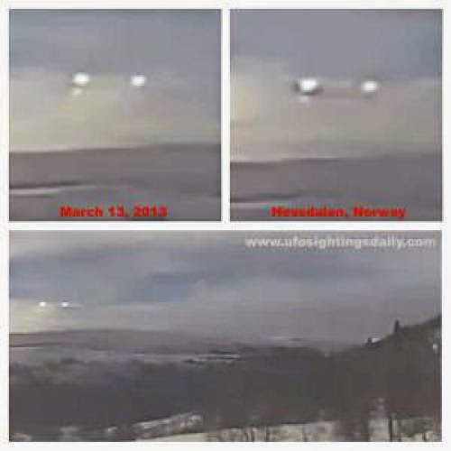 Two Glowing Ufos Over Norway Seen Since 1981 March 13 2013