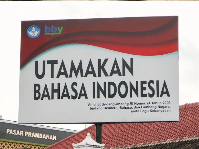 utamakan bahasa indonesia