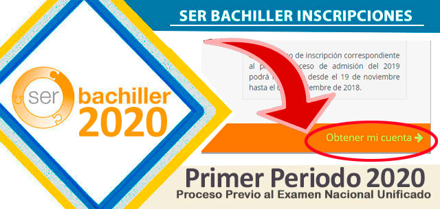 Crear Cuenta Ser Bachiller 2020 Inscripciones SENESCYT