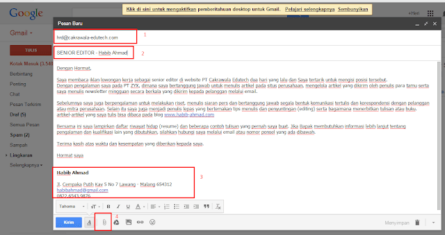  Contoh Surat Lamaran Kerja Via Email Dan Tata Cara Mengirim Lamaran Kerja Via Email Inilah Contoh Surat Lamaran Kerja Via Email Dan Tata Cara Mengirim Lamaran Kerja Via Email