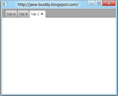 JavaFX 2.0: TabPane