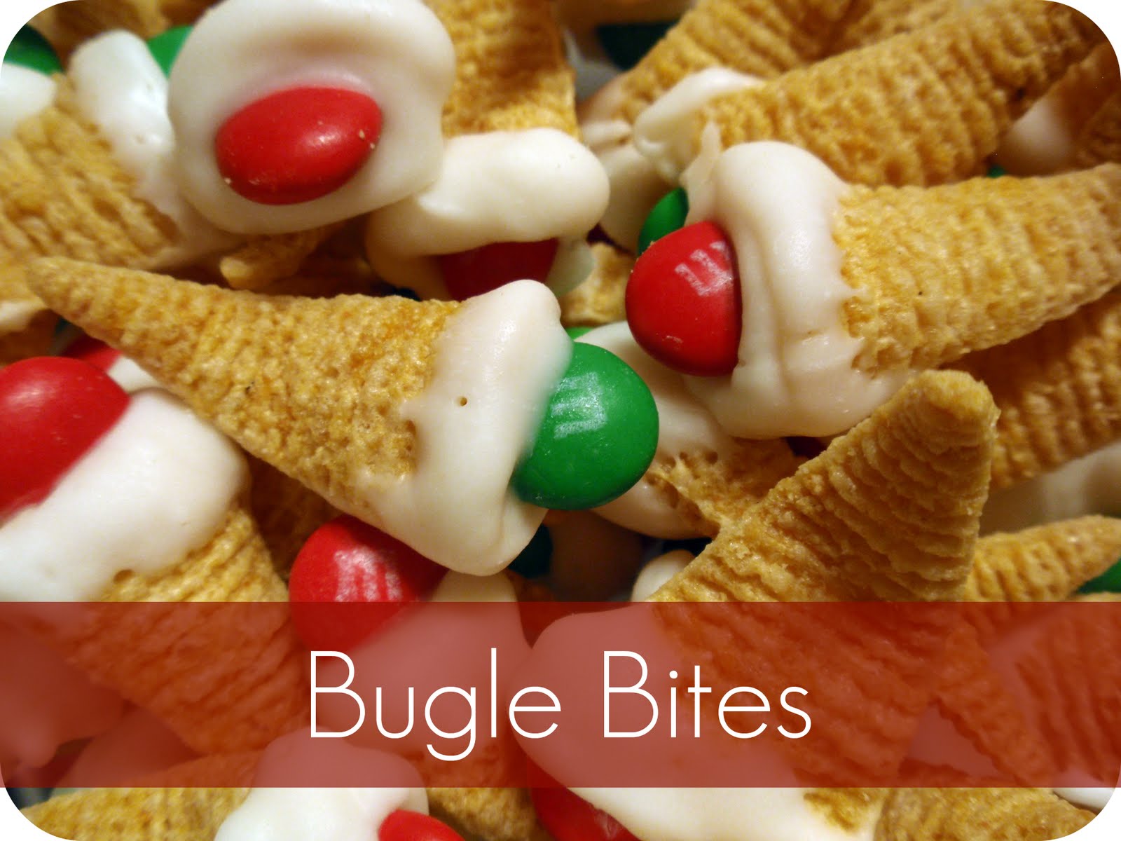 no image found to bake to. Chrismas colored M&Ms; White almond bark (found in baking section)