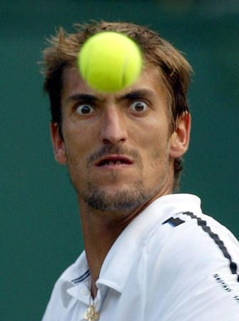Funny Tennis Player