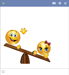 Seesaw emoticon