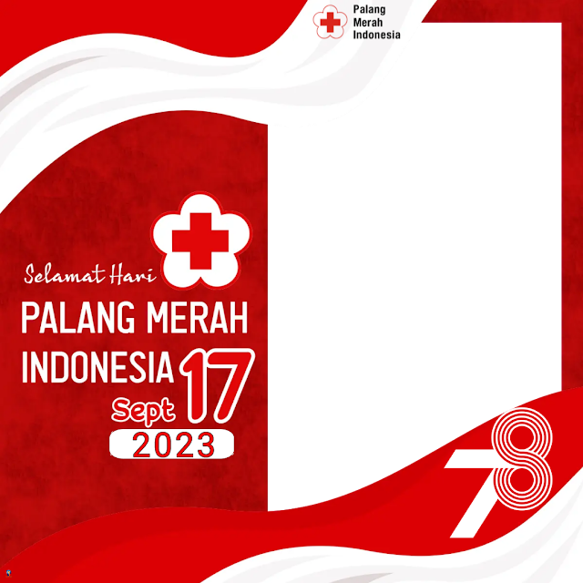 Twibon Hari Palang Merah Indonesia (PMI) Tahun 2023