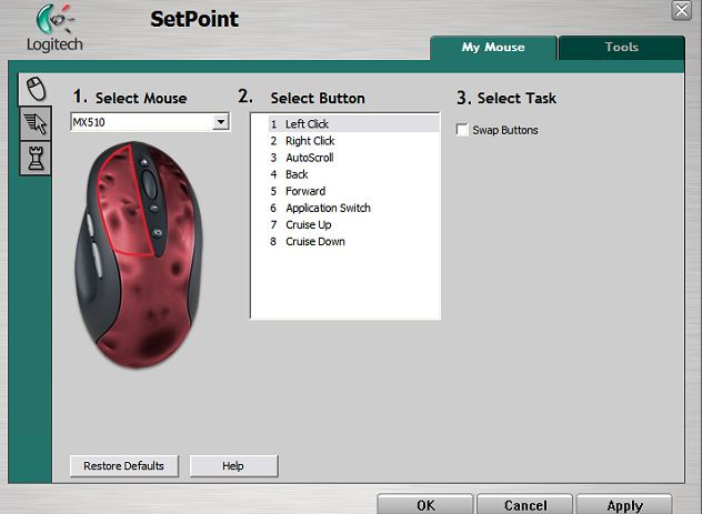 Logitech SetPoint ダウンロード