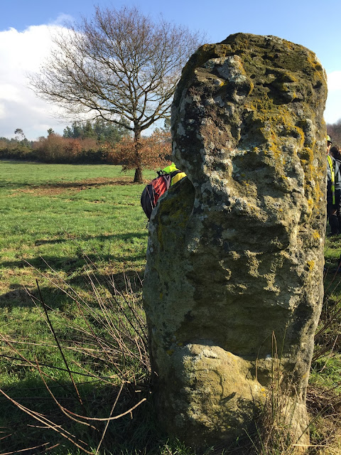 Megalithican Iberia: Menhir of Pedra Chantada / Menhir de Pedra Chantada en Santaballa (Vilalba, Lugo) by E.V.Pita (2017)  http://archeopolis.blogspot.com/2017/01/megalithican-iberia-menhir-of-pedra.html