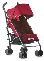 Joovy Groove Ultralight Lightweight Travel Umbrella Stroller, Red