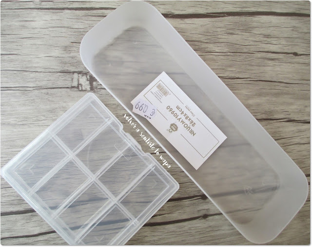 Cajas con separadores para guardar productos de cosmética o joyas