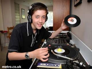 Young DJ at Lily Allen Wedding