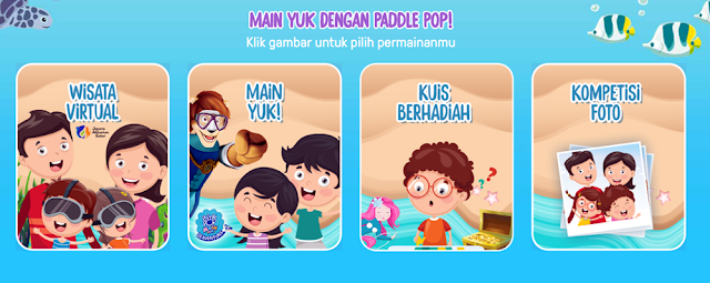 Keseruan Wisata Virtual Dunia Bawah Laut Bareng Paddle Pop