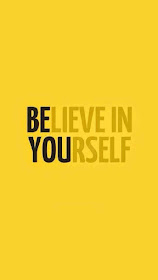 Believe yourself inspirational wallpaper for iPhones and Android