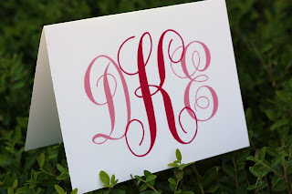 Monogram personalized Stationery