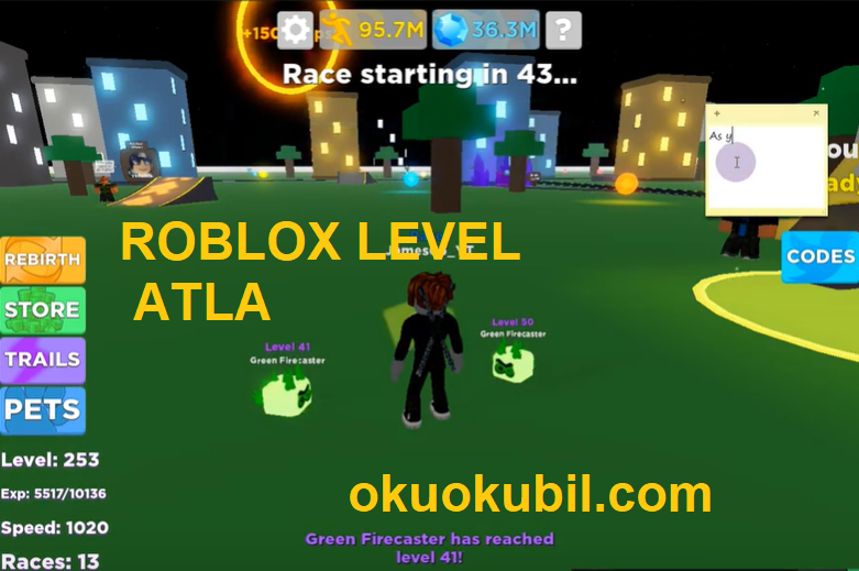 Roblox Legends Of Speed Para Level Atlama Hilesi Indir - roblox her oyunda hack yapma 100 calisiyor