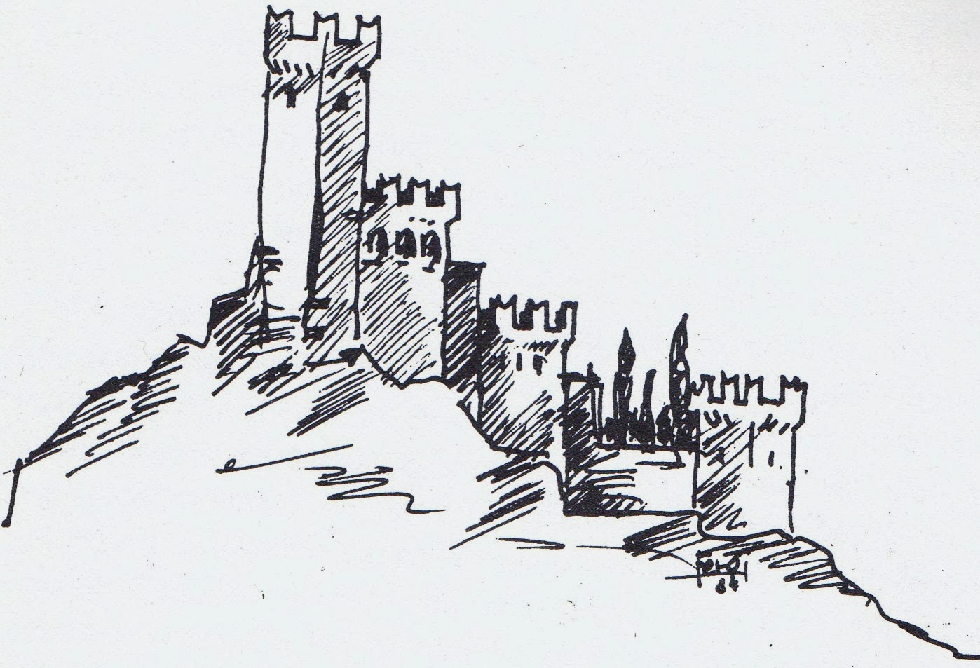 disegno di don f tonin il castello di arcole with disegni di castelli per bambini