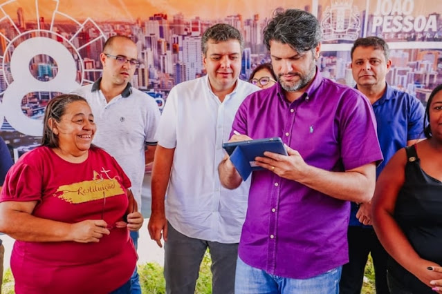 Leo Bezerra autoriza pavimentação em 18 ruas de Gramame