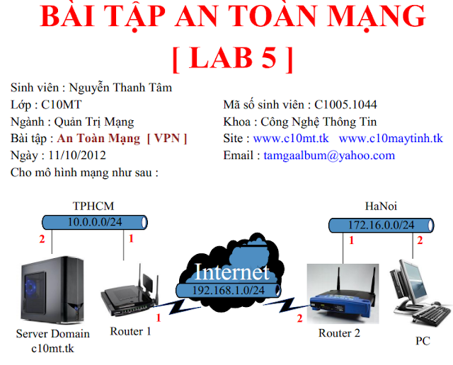 Bài tập AN TOÀN MẠNG [ LAB 5 ]