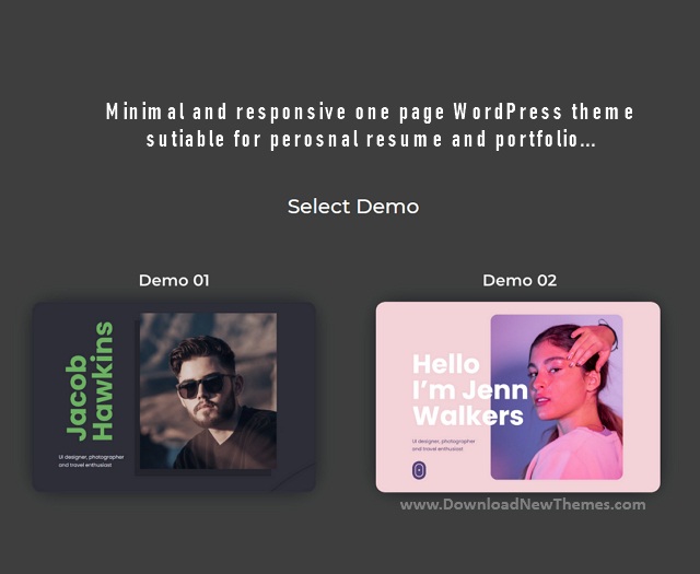 Resume Premium WordPress Theme