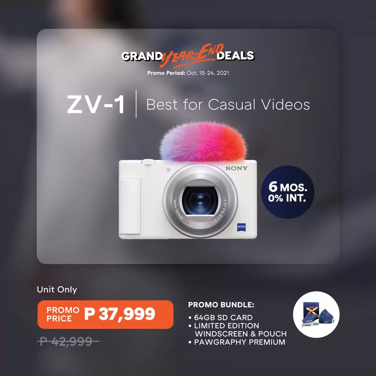 Sony ZV-1 - Grand Year End Deals