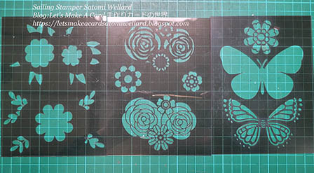 Stampin'Up! Stencils by Sailing Stamper Satomi Wellard