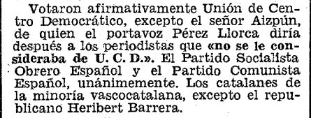 La Constitución fue aprobada por franquistas, por eso el PSOE y el PCE votaron a favor de ella.