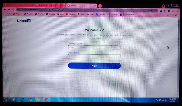 How to create a LinkedIn profile in Hindi