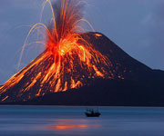 Mount Anak Krakatau Eruption