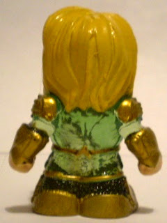 Back of DC Comics Ooshies Pop and Top Aquaman Pencil Topper