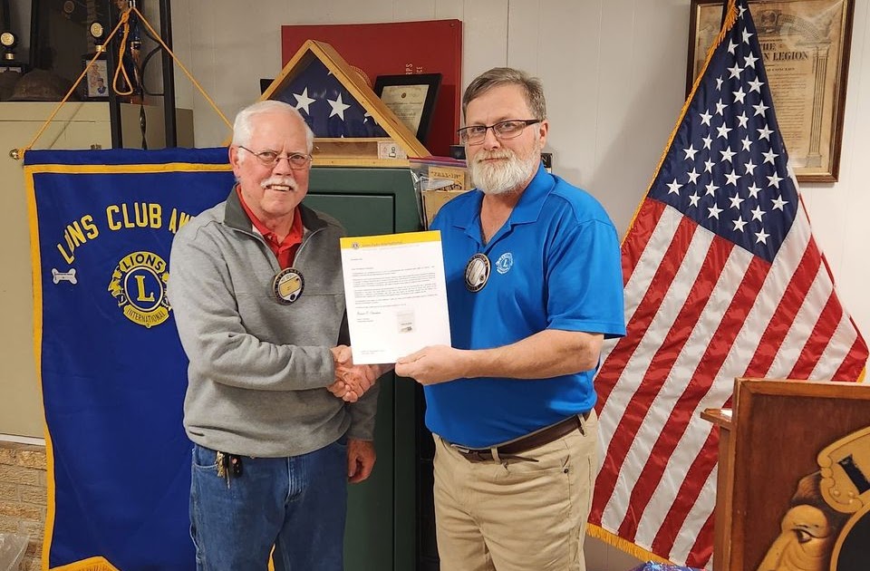 Adel Lions Club Lion Members Recognized
