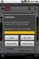 TubeMate YouTube Downloader 1.05.08, Télécharger les vidéos de YouTube sur Android