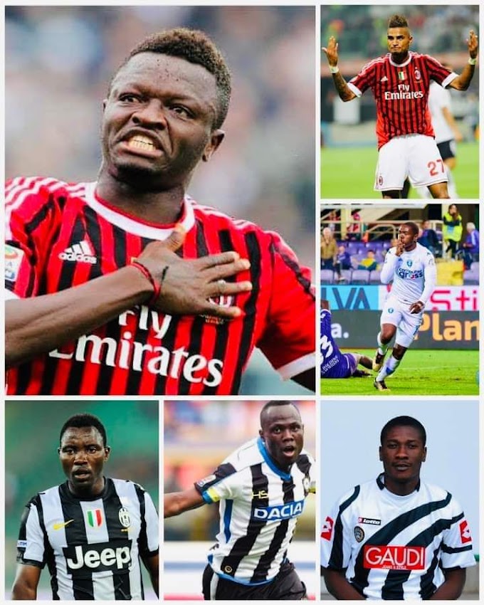 Ghanaian Top Scorers in the Italian Serie A