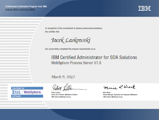 IBM Certified Administrator for SOA Solutions - WebSphere Process Server V7.0