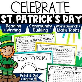 st patrick's day activities for upper elementary