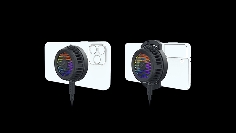 Razer Phone Cooler Chroma MagSafe RGB cooling fan now official!