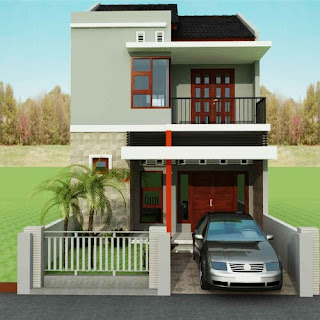 Minimalist house design, Modern 2-storey Type 36