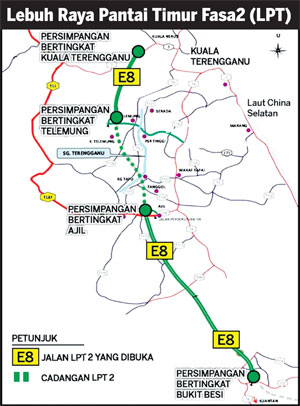 Lebuhraya Pantai Timur Fasa 2 - LPT2 siap 2014