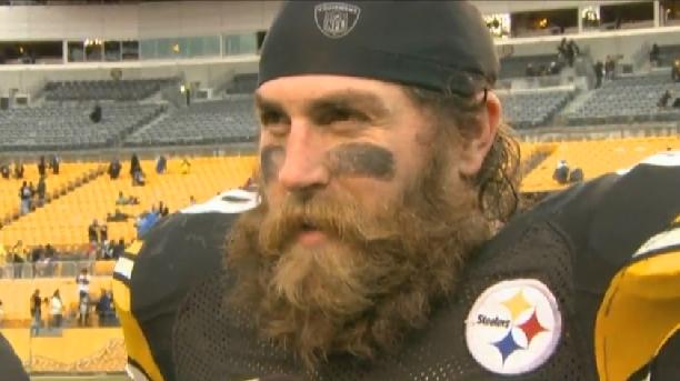 The undisputed winner of the NFL's best beard goes to Steelers lineman Brett
