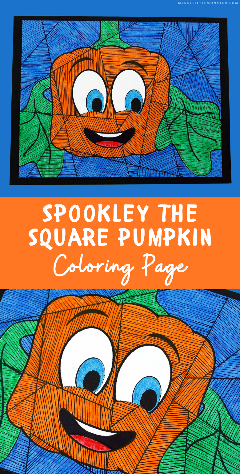 Spookley the Square Pumpkin coloring pages for kids. Free printable.