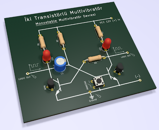 Multivibratör Eğitim Tahtası