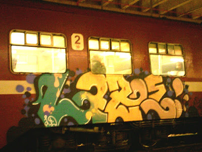 Lazee train art