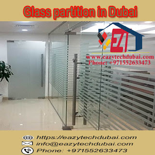 glass partition in Dubai