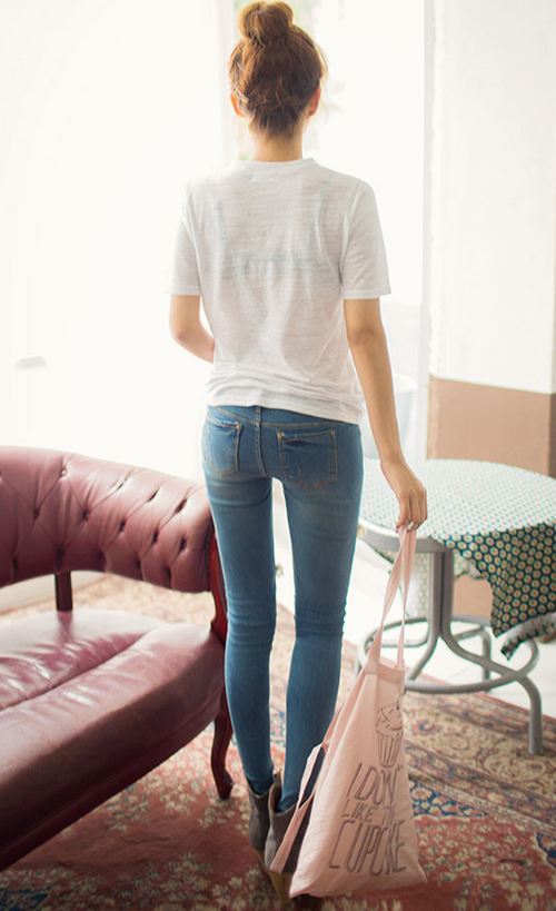 Ripped Hole Skinny Jeans