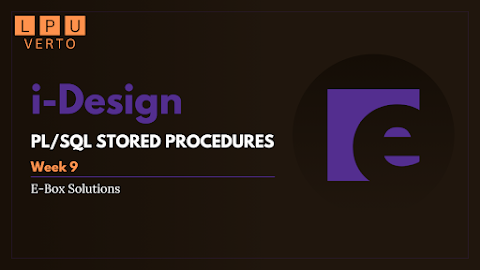 Week9 - Stored Procedures / Design