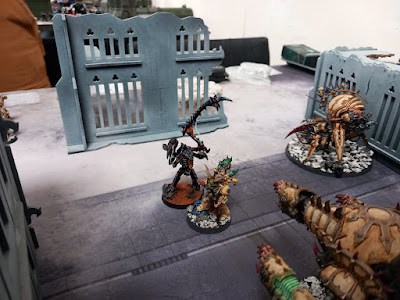 Warhammer 40k battle report between Chaos Space Marines vs Tyranids. 1500pts